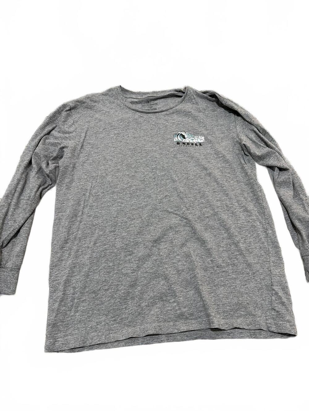 O'Neill Boys Logo Long Sleeve Shirt Gray XL
